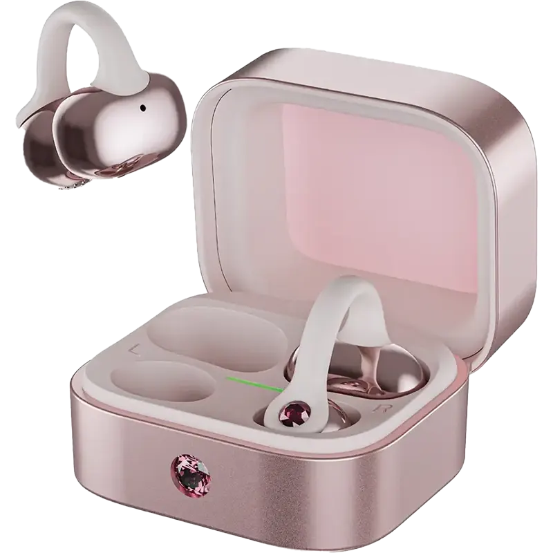 Green Lion Pearl Pods Wireless Earbuds Pink 1 Mascom International.webp